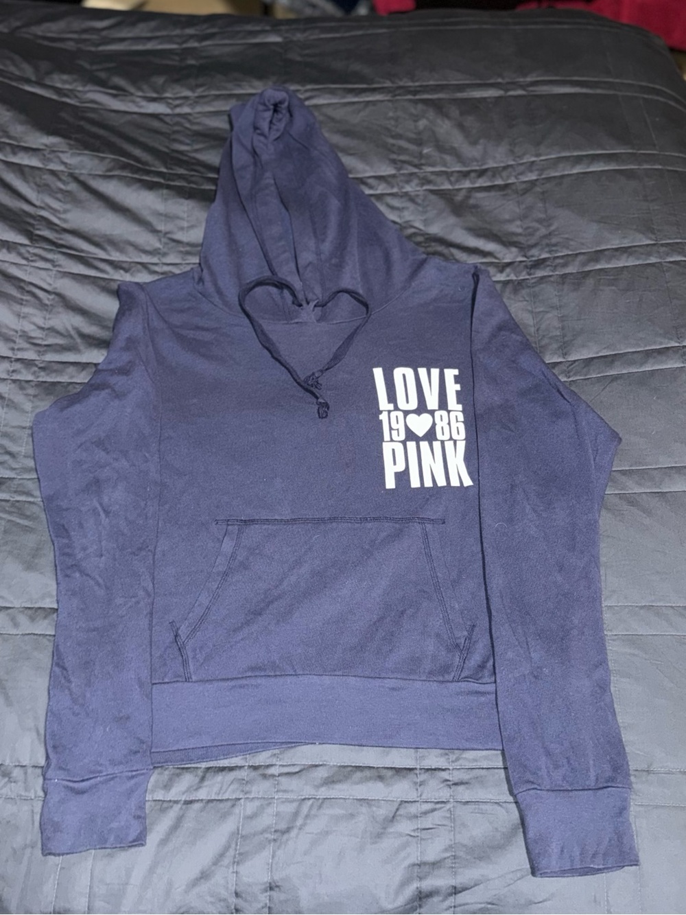 Navy Blue Victoria's Secret 1986 PINK Sweatshirt Hoodie